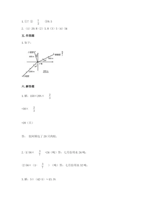 人教版六年级上册数学期末测试卷【新题速递】.docx
