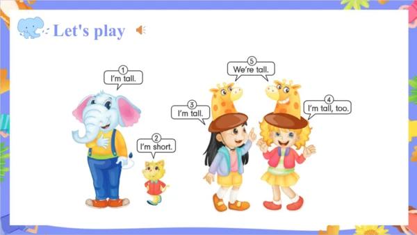 Unit 6  I'm tall.  Lesson 33- Lesson 34 课件（共48张PPT