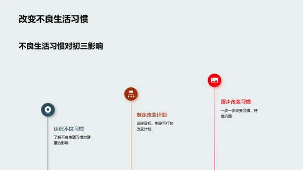 初三生活之健康引领