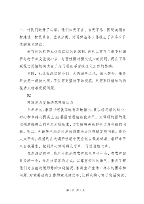 乡镇领导大调研工作总结.docx