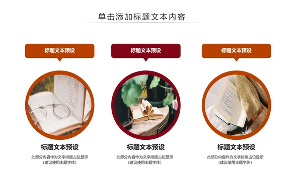 唯美清新读书阅读书香文化教育培训PPT模板