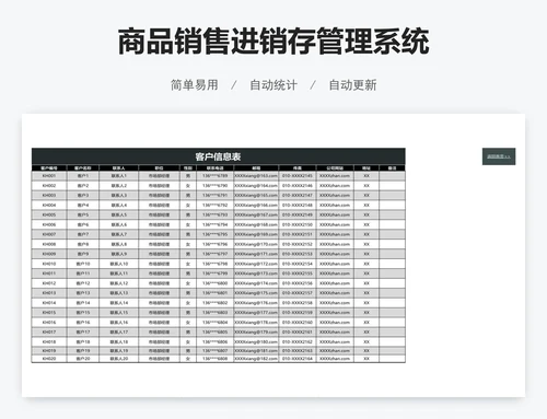 商品销售进销存管理系统