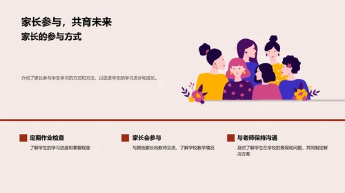 二年级学习规划PPT模板