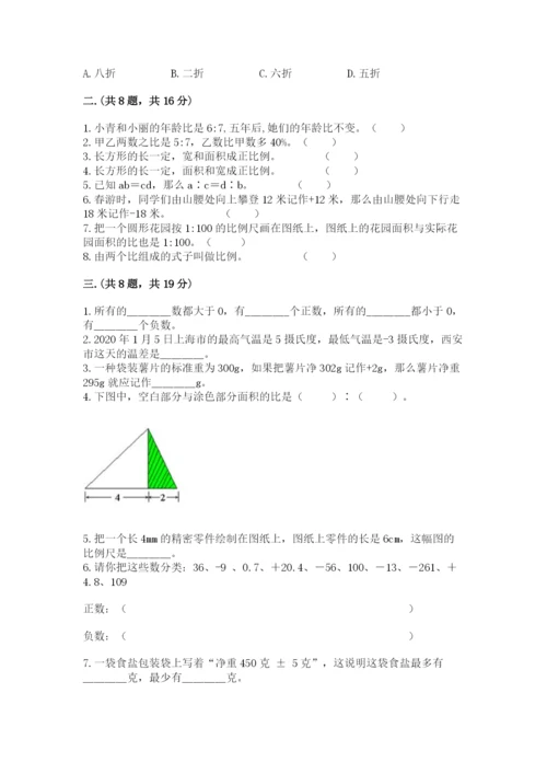 山东省济南市外国语学校小升初数学试卷带答案（巩固）.docx