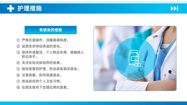 蓝色简约医疗慢性阻塞性肺疾病护理查房知识培训PPT课件