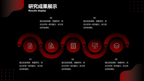 红黑配色毕业论文答辩通用PPT模板