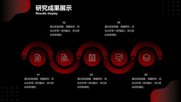 红黑配色毕业论文答辩通用PPT模板