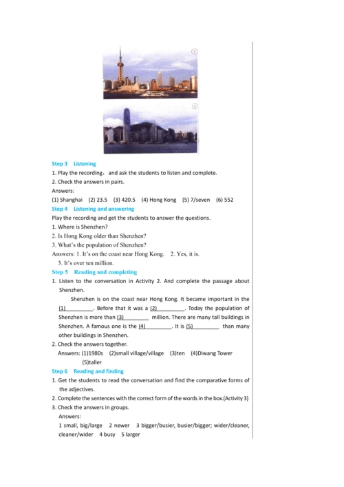 【轻松备课】外研版初中英语八年级上Module 2 Unit 1教学详案