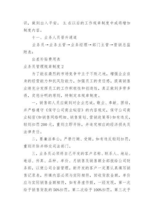 业务员管理规章制度.docx