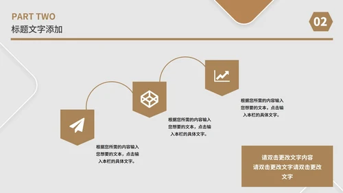 白色几何风职场总结汇报PPT模板