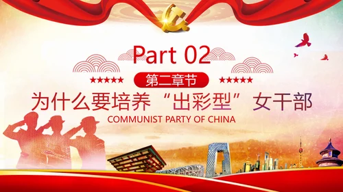 听党话跟党走做新时代合格党员女干部党政党建党课支部团委学习