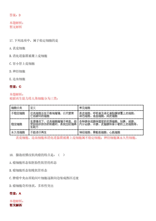 2023年吴桥县第二医院高校医学专业毕业生招聘考试历年高频考点试题含答案解析