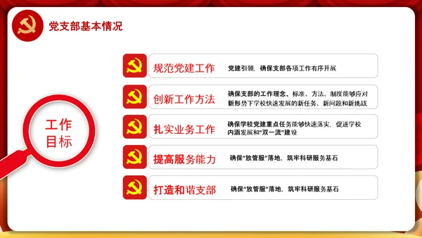 党委党支部书记述职报告工作总结党建经验PPT