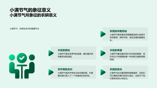 小满节气文化讲解PPT模板