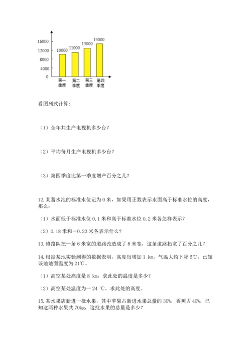 六年级小升初数学应用题50道（预热题）word版.docx