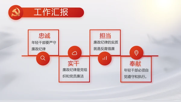 反腐倡廉党风廉政建设工作总结PPT