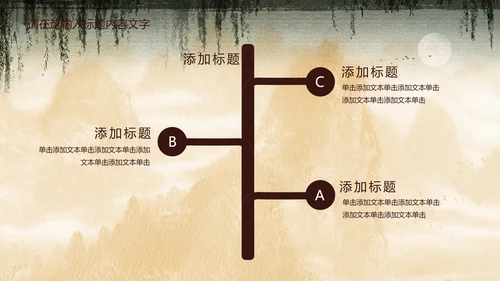 创意中国风孔雀ppt动态模板