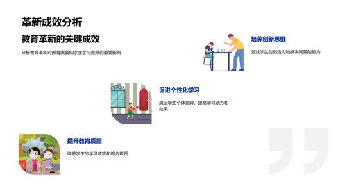 教育革新与发展探索PPT模板