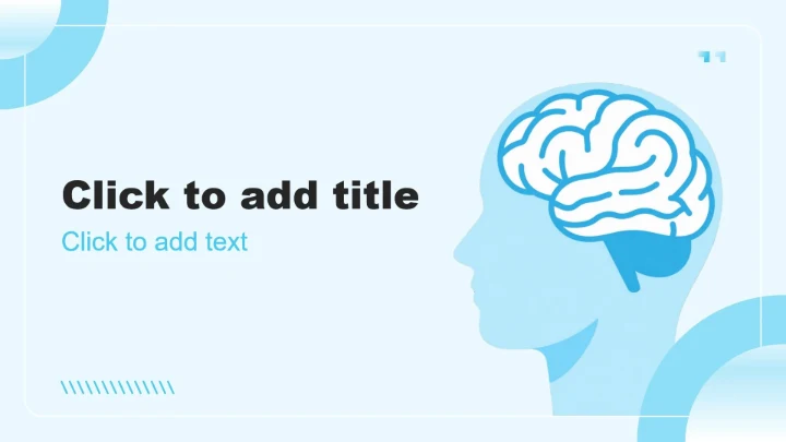 浅蓝色插画风世界卒中日社区公益活动PPT主题模板