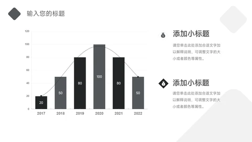 黑白极简风极简风运营计划PPT模板