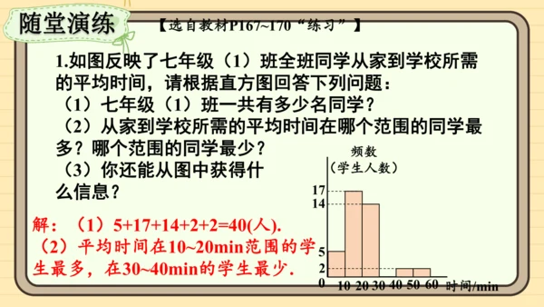 12.2.2 直方图 课件（共34张PPT）2024-2025学年度人教版数学七年级下册