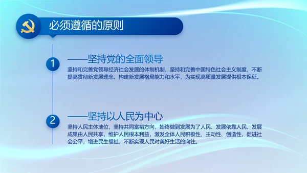 蓝色大气党建党支部工作专题PPT党课