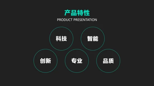 黑色科技风科技数码产品介绍