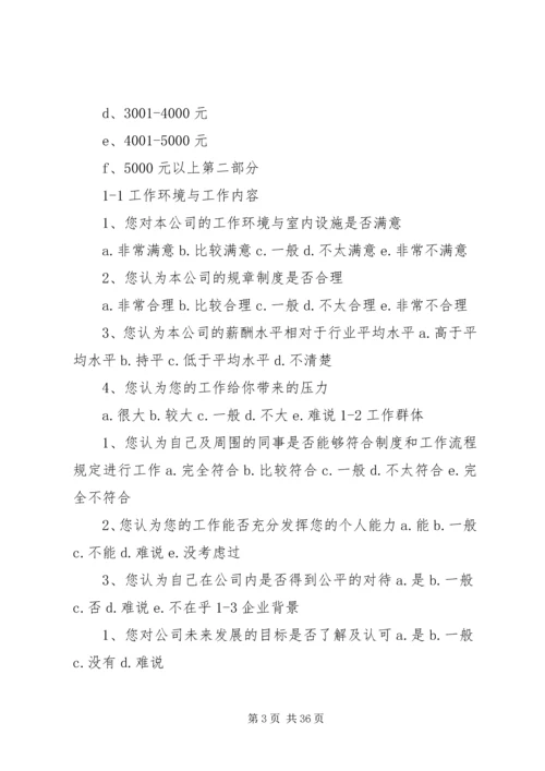 企业文化建设调查问卷修改版范文.docx