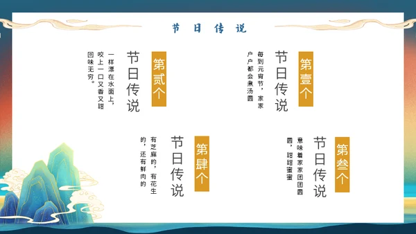 鎏金新中式国风元宵节通用PPT模板