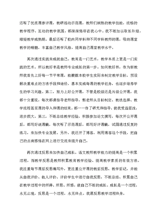 支教教师年终工作总结精选范例