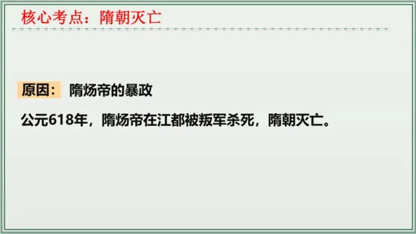 第一单元 隋唐时期：繁荣与开放的时代 单元复习 历史七年级下册 课件