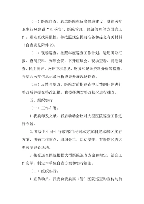 大型医院巡查工作方案年度.docx