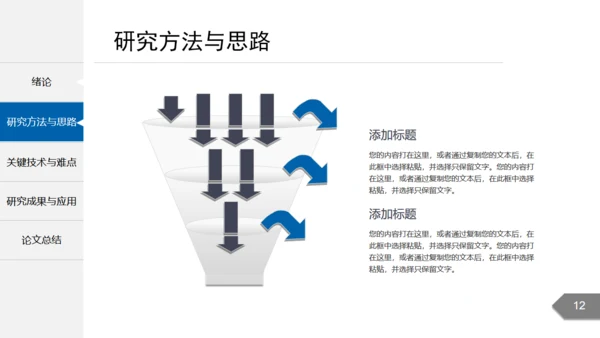 课题研究毕业论文答辩通用PPT模板
