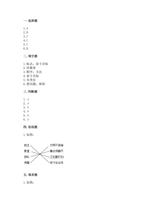 部编版四年级上册道德与法治期中测试卷及参考答案【综合题】.docx