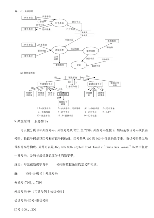 软件工程期末复习应用题.docx