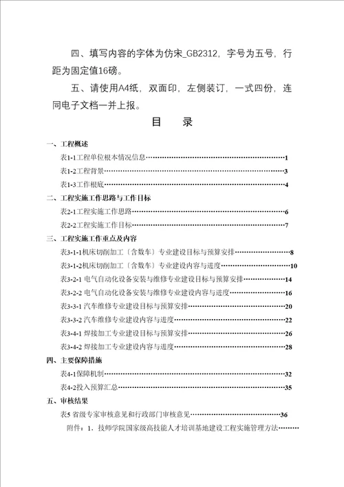 国家级高技能人才培训基地建设项目实施方案