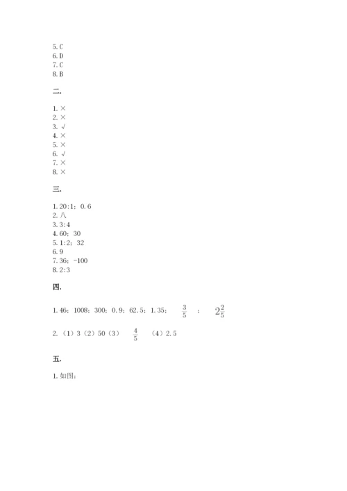 实用小学数学青岛版六年级下册期末测试卷及答案【夺冠系列】.docx