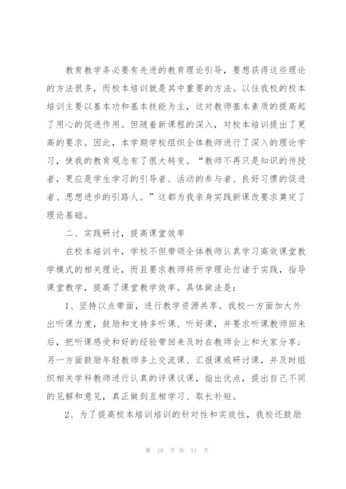 校本个人培训总结怎么写.docx