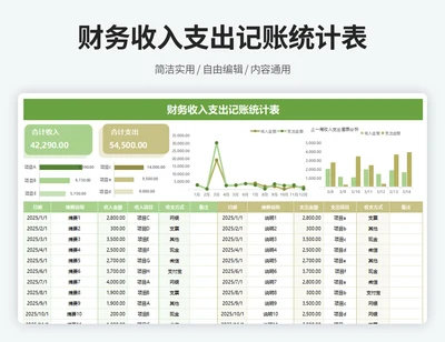 财务收支记账管理系统