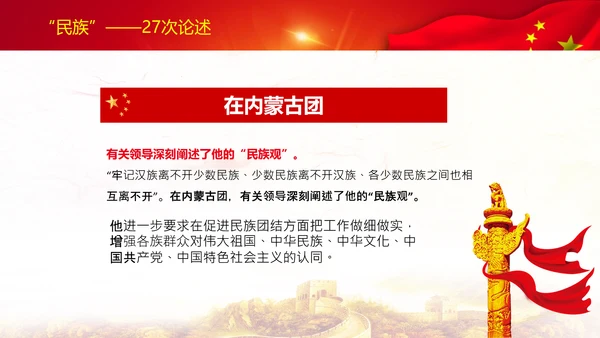 聚焦全国两会到团组高频词PPT模板