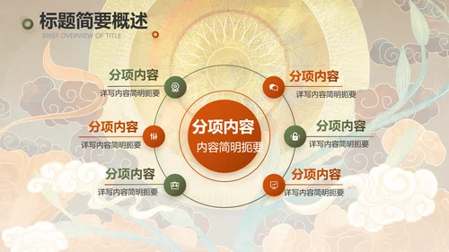 敦煌国潮风工作总结汇报动态PPT