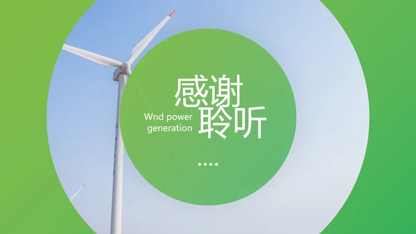 创意设计风力发电风能能源环保宣传活动PPT