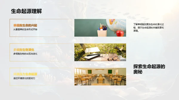 探索生物演化历程