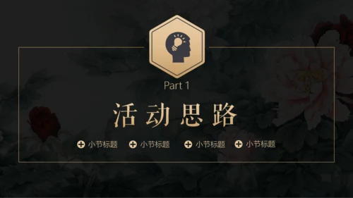 美丽事业活动策划方案PPT模板