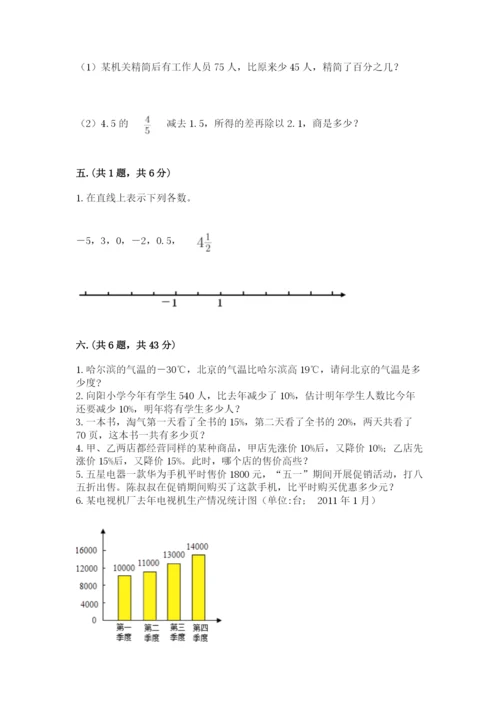 最新北师大版小升初数学模拟试卷及答案（全国通用）.docx