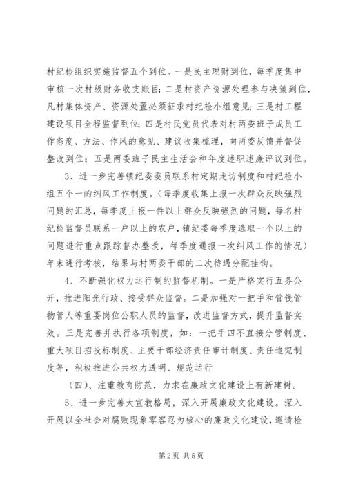 村XX年党风廉政建设工作计划.docx