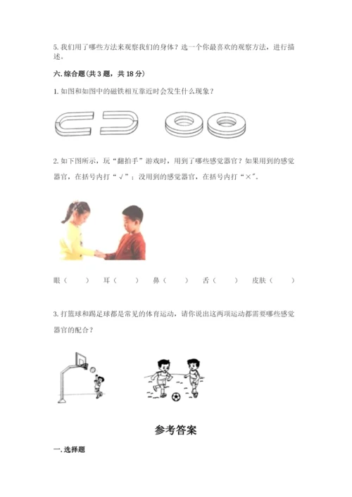 教科版二年级下册科学期末测试卷附答案【培优b卷】.docx