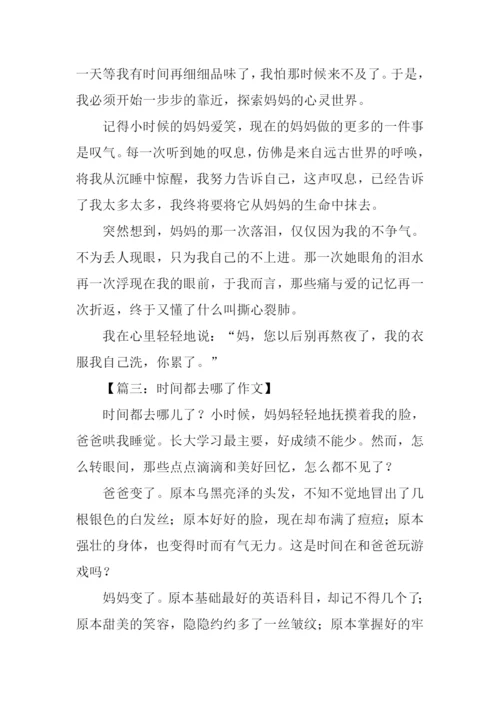 时间都去哪了作文800字.docx