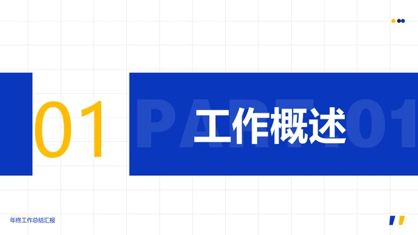 蓝色扁平风年终总结PPT套装