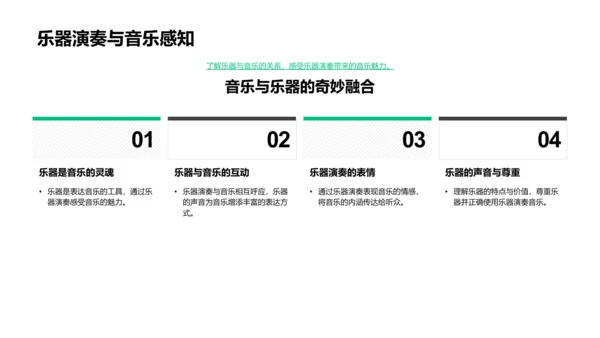 小学乐器教学法PPT模板